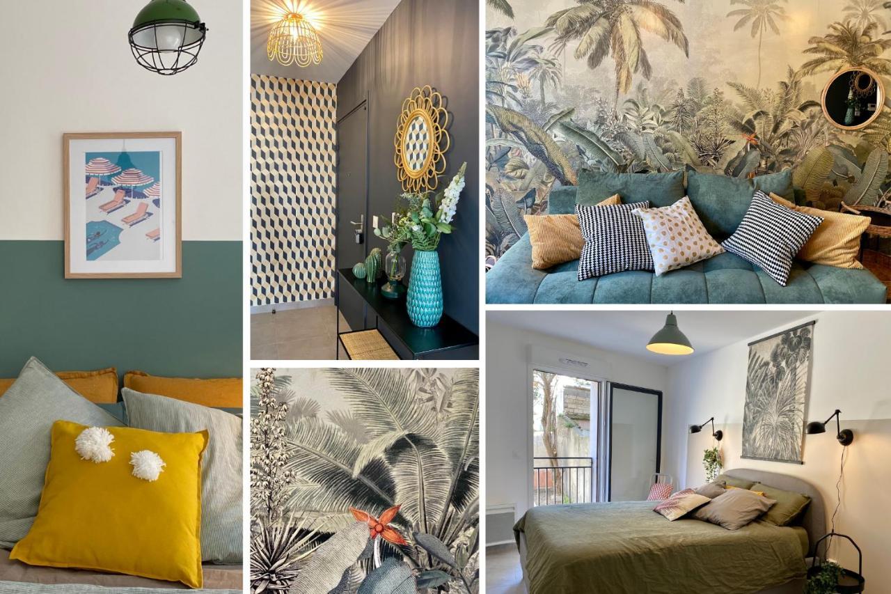 Nouveau - Jungle Montpeul - Clim - Wifi Fibre - Netflix - 5' Du Centre Et Gare - Parking - Loggia - 15' Des Plages Montpellier Ngoại thất bức ảnh