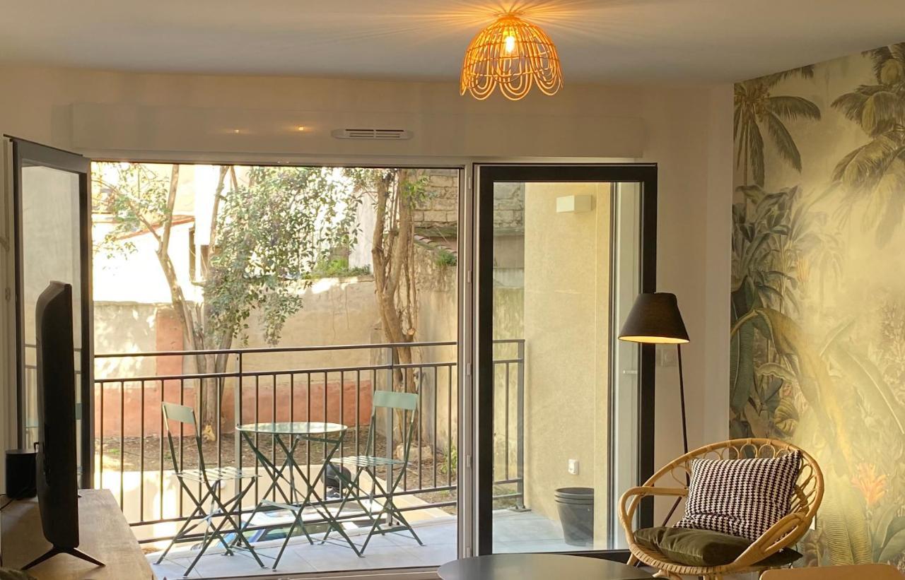 Nouveau - Jungle Montpeul - Clim - Wifi Fibre - Netflix - 5' Du Centre Et Gare - Parking - Loggia - 15' Des Plages Montpellier Ngoại thất bức ảnh