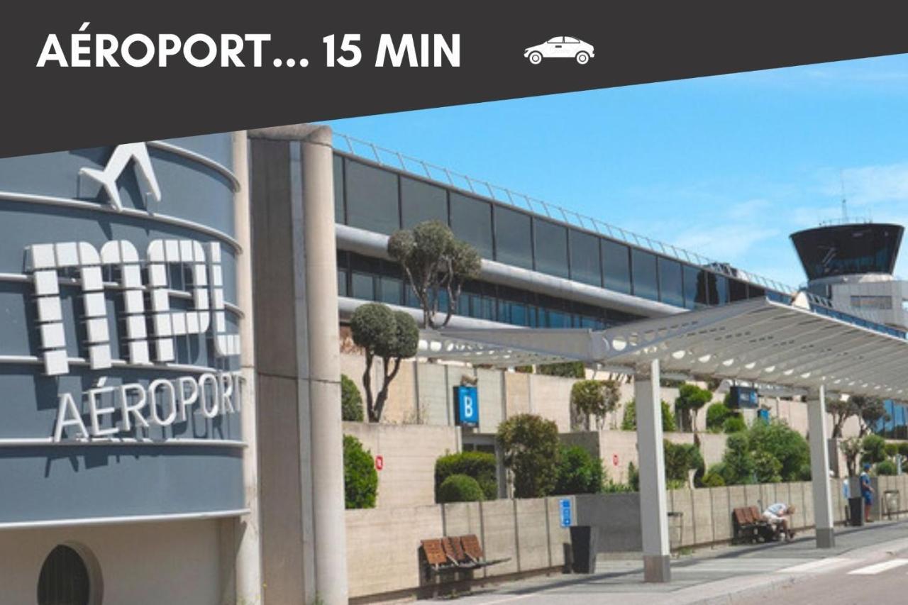 Nouveau - Jungle Montpeul - Clim - Wifi Fibre - Netflix - 5' Du Centre Et Gare - Parking - Loggia - 15' Des Plages Montpellier Ngoại thất bức ảnh