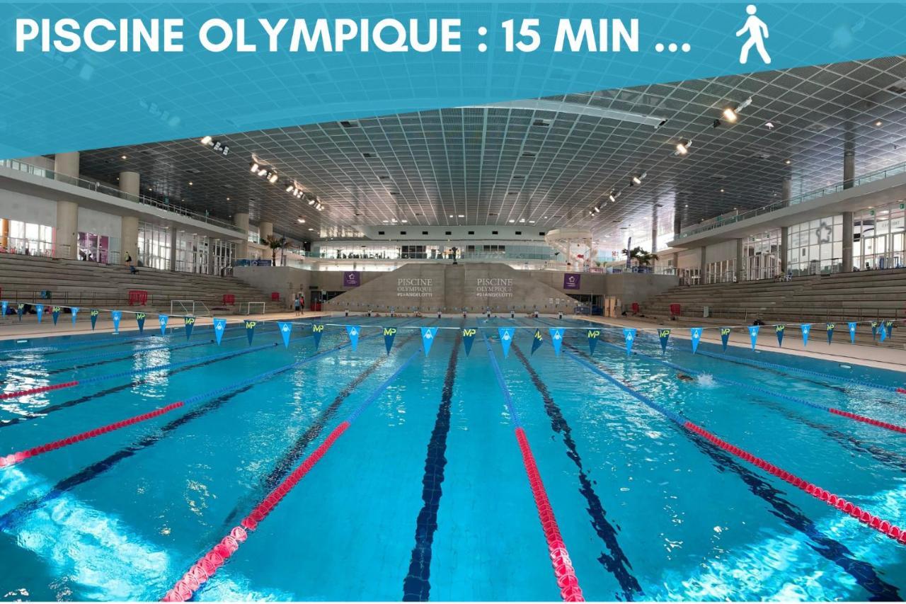 Nouveau - Jungle Montpeul - Clim - Wifi Fibre - Netflix - 5' Du Centre Et Gare - Parking - Loggia - 15' Des Plages Montpellier Ngoại thất bức ảnh