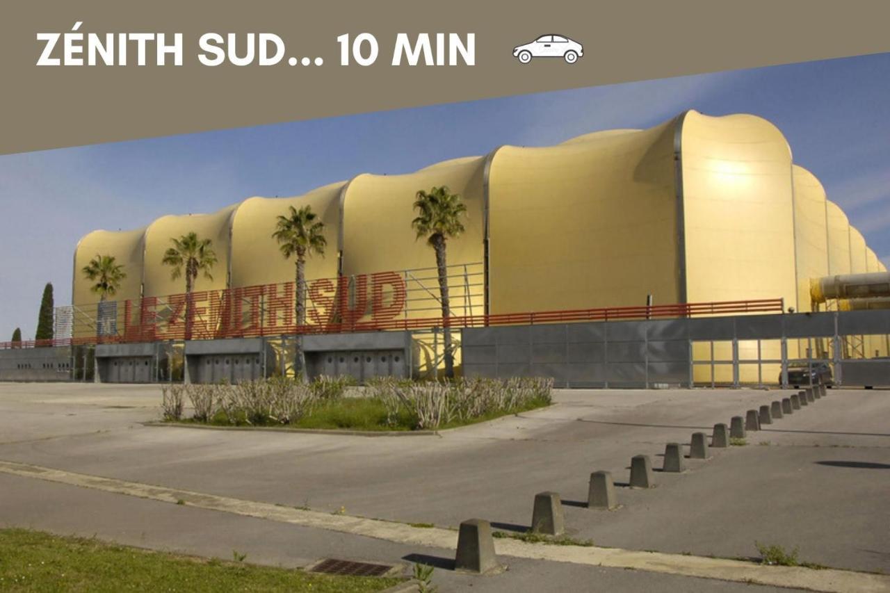 Nouveau - Jungle Montpeul - Clim - Wifi Fibre - Netflix - 5' Du Centre Et Gare - Parking - Loggia - 15' Des Plages Montpellier Ngoại thất bức ảnh